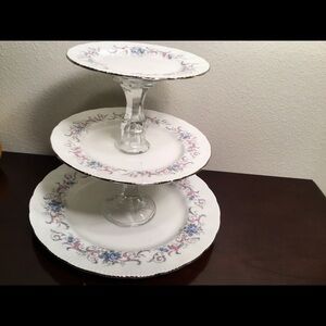 Vintage 1950  PARAGON 3 TIER CAKE MADE IN ENGLAND